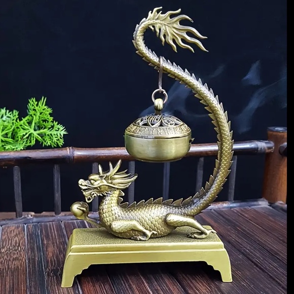 🚨RESTOCKED!🚨. NEW! Bronze Dragon Incense Holder! - Picture 1 of 8